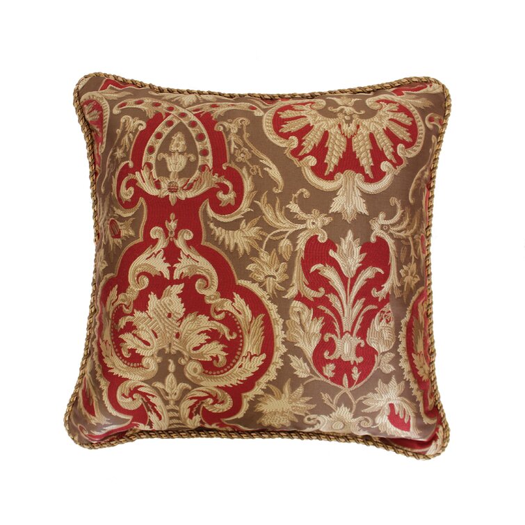 Gold and red pillows hot sale